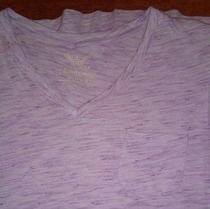 3/$15 6/$25 Purple Space Dyed SS Pocket Tee